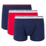 DIM Denim Blue and Lava Red