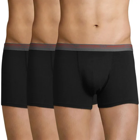 Juego de 3 bóxers de algodón de colores clásicos para hombre (Calzoncillos para hombre) Dim chez FrenchMarket