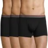 Juego de 3 bóxers de algodón de colores clásicos para hombre (Calzoncillos para hombre) Dim chez FrenchMarket