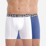 Bleu Acier/Blanc