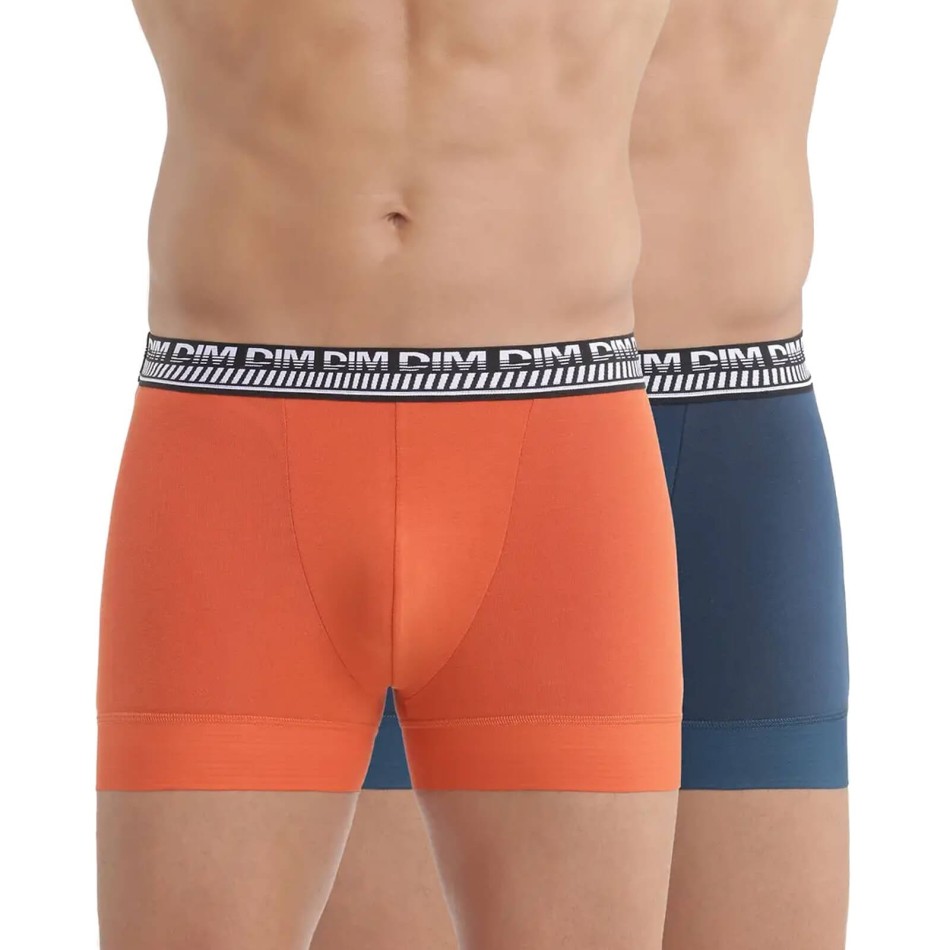 Set of 2 Men's "Stay & Fit" Cotton Boxers (Boxers) Dim on FrenchMarket