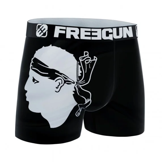 Heren Microfiber Boxer "La Corse (Herenboxershorts) Freegun chez FrenchMarket