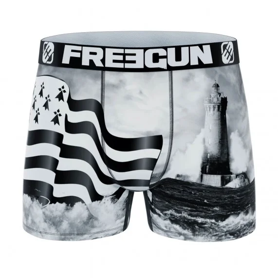 Heren Microfiber Boxer "La Bretagne (Herenboxershorts) Freegun chez FrenchMarket