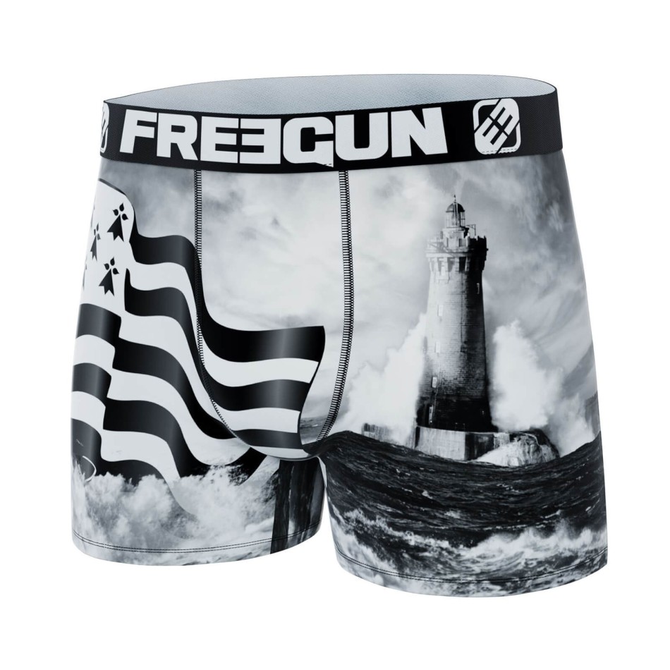 Boxer Mann Microfaser "La Bretagne" (Boxershorts Mann) Freegun auf FrenchMarket