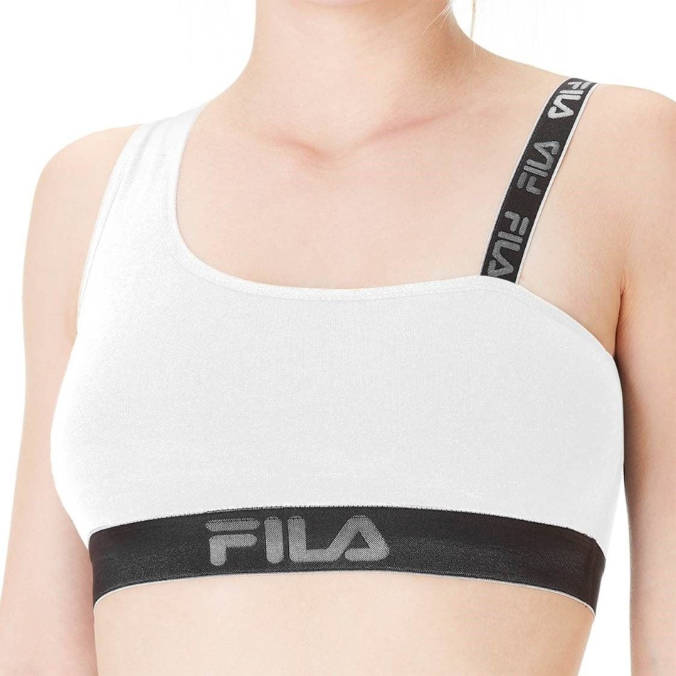 FILA Underkläder | Asymmetrisk BH Bandeau för kvinnor | Bekväm bomull