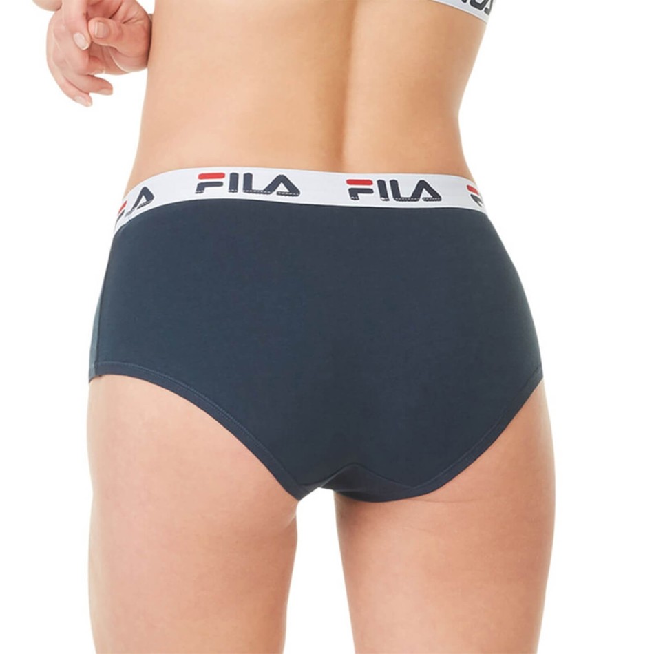 FILA Femme - Shorty Coton Blanc / French Market