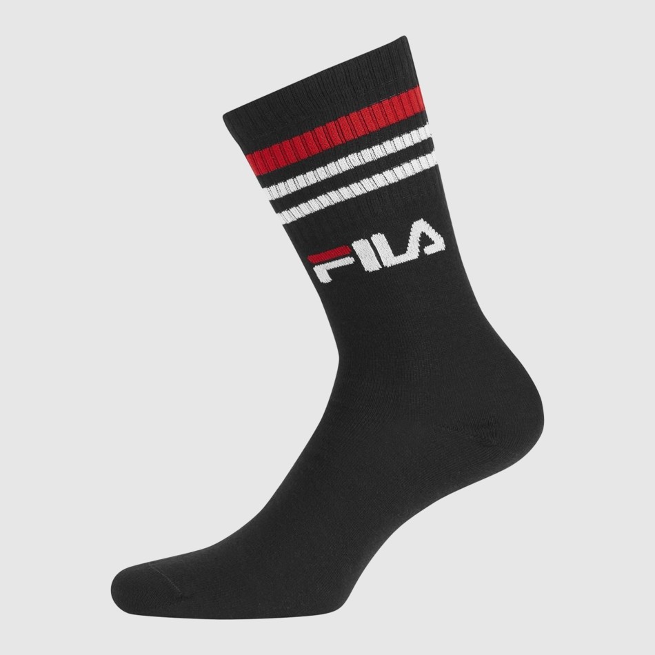 Lot de 6 paires de chaussettes de Sport Crew Stripe (Chaussettes de sport) Fila chez FrenchMarket