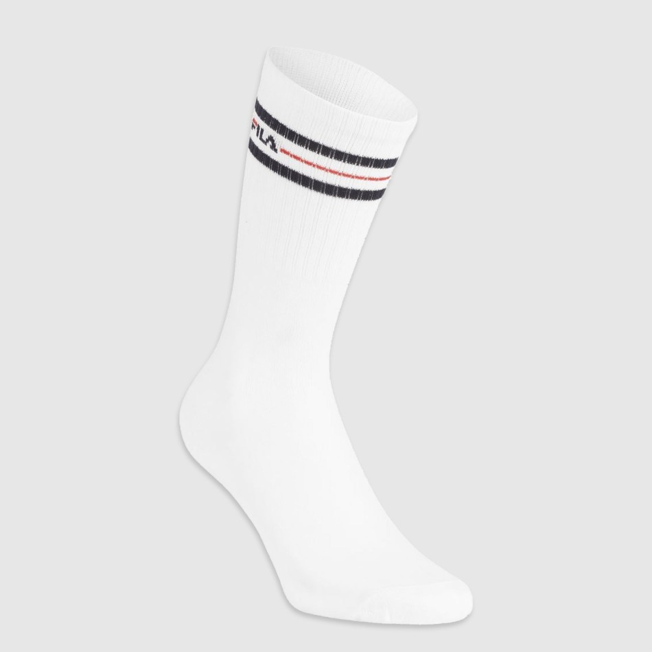 FILA Pack of 6 pairs Crew 3 Stripe Sport Socks