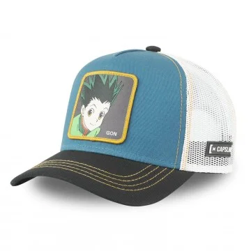 Jager x Jager Trucker Baseball Cap "Gon Freecss (Caps) Capslab chez FrenchMarket