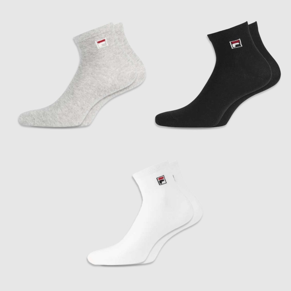 Set van 3 paar Quarter Socks (Sportsokken) Fila chez FrenchMarket