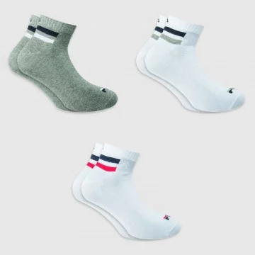 Juego de 3 pares de calcetines de algodón "Colores (Calcetines deportivos) Fila chez FrenchMarket