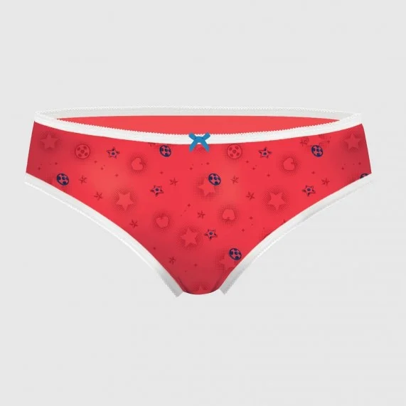 Miraculous 100% Cotton Girl's Briefs 6 Pack (Mutandine) French Market chez FrenchMarket