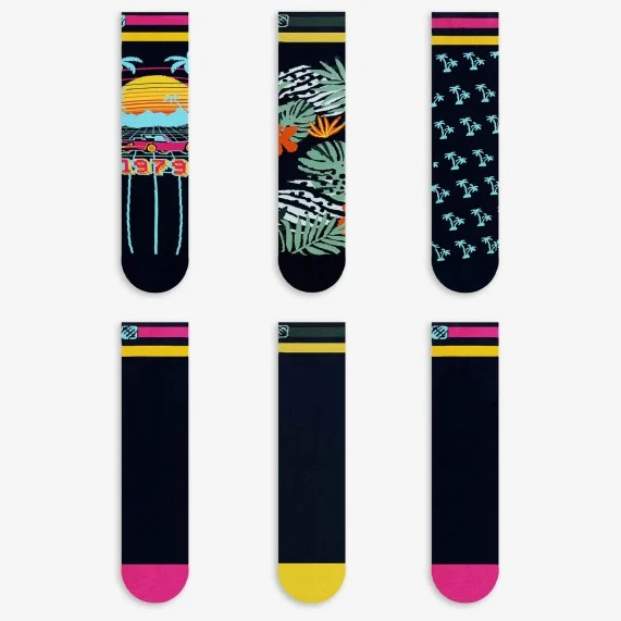 Pack of 6 pairs of Fancy Socks "FREEGUN" (Fancy socks) Freegun on FrenchMarket