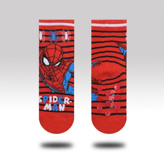 Juego de 2 pares de calcetines con puntos antideslizantes Marvel Avengers Spiderman