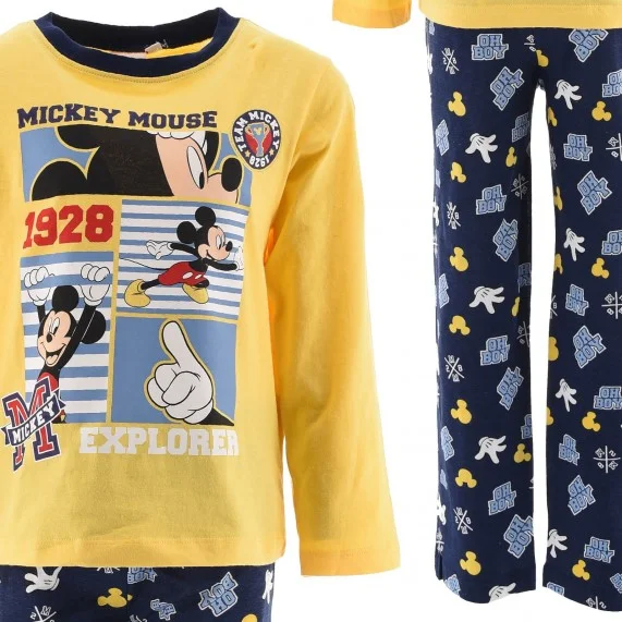 Langes Pyjama Set Jungen MICKEY Explorer (Jungen-Pyjama-Sets) French Market auf FrenchMarket