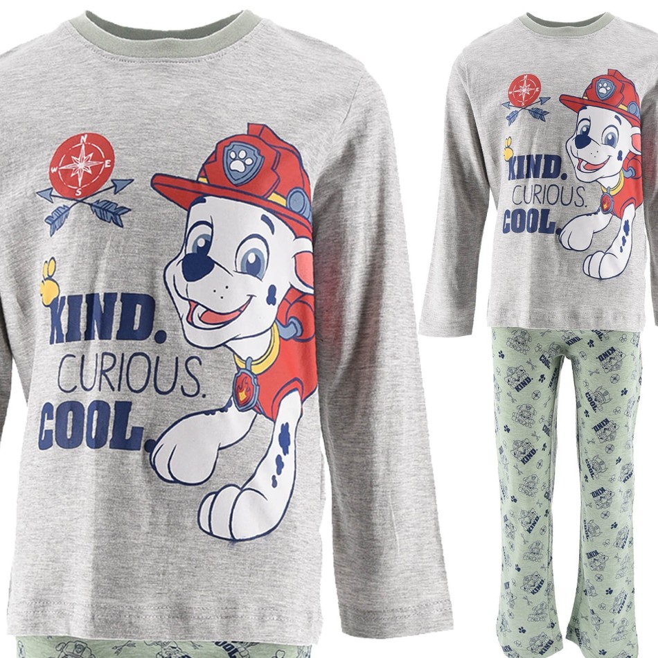 La Pat'Patrouille - Conjunto de pijama largo para niños de algodón orgánico (Pijamas de niño) French Market chez FrenchMarket