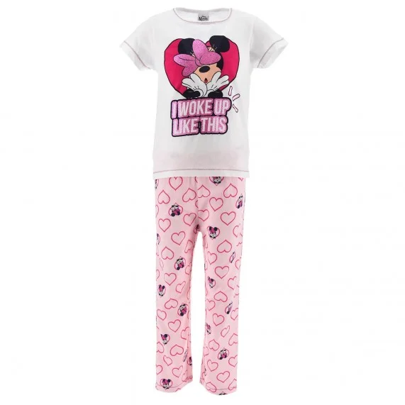 Ensemble de Pyjama Long Coton Fille Minnie Mouse (Ensembles de Pyjama) French Market chez FrenchMarket