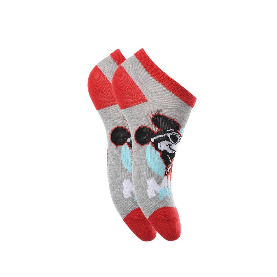 Pack of 6 Pairs of Disney Mickey Boy Socks - Children's Cotton Socks