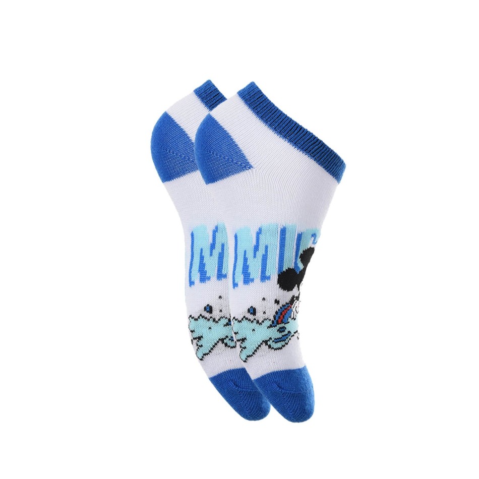 Pack of 6 Pairs of Disney Mickey Boy Socks - Children's Cotton Socks