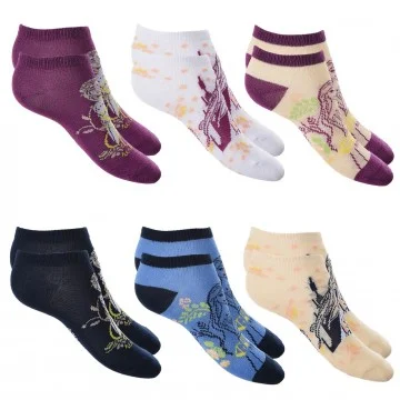 6 paar Frozen Girl Socks (Sokken) French Market chez FrenchMarket