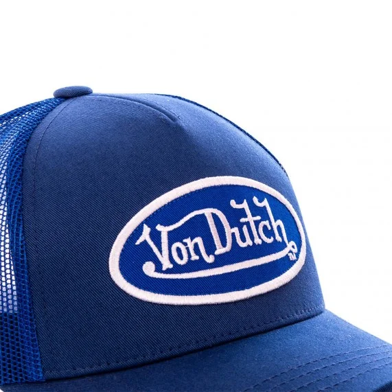 Von Dutch Casquette Homme Classic Trucker Colors Jaune Orangé/Bleu (Cappellino) Von Dutch chez FrenchMarket