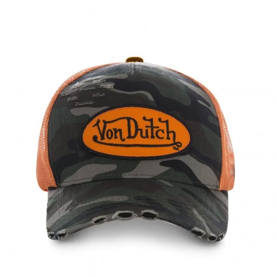 Von Dutch Casquette Style Trucker Camouflage Noir (Cap) Von Dutch auf FrenchMarket