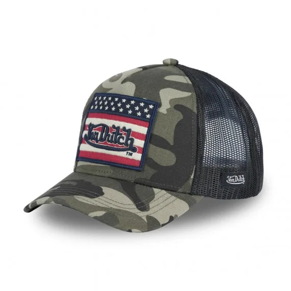Casquette Trucker USA Flag (Casquettes) Von Dutch chez FrenchMarket Casquette Trucker USA Flag (Casquettes) Von Dutch chez FrenchMarket