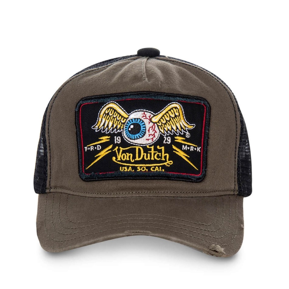 Casquette Trucker EyeBall Oeil Ailé (Casquettes) Von Dutch chez FrenchMarket