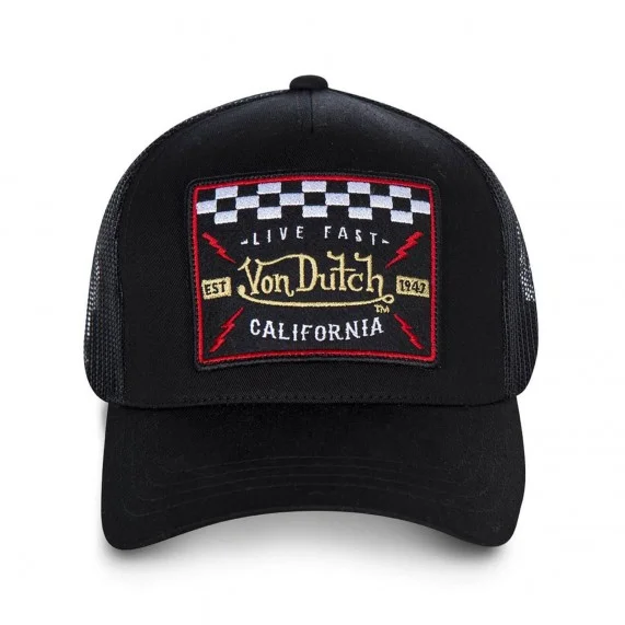 Von Dutch Casquette Square Style Trucker Blacky01 (Cappellino) Von Dutch chez FrenchMarket