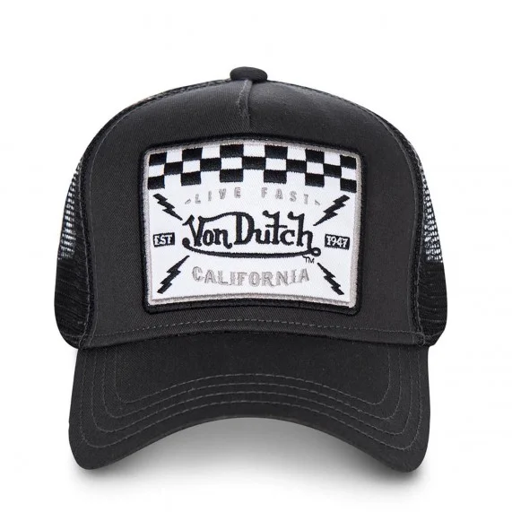 Von Dutch Casquette Square Style Trucker Rouge (Cappellino) Von Dutch chez FrenchMarket