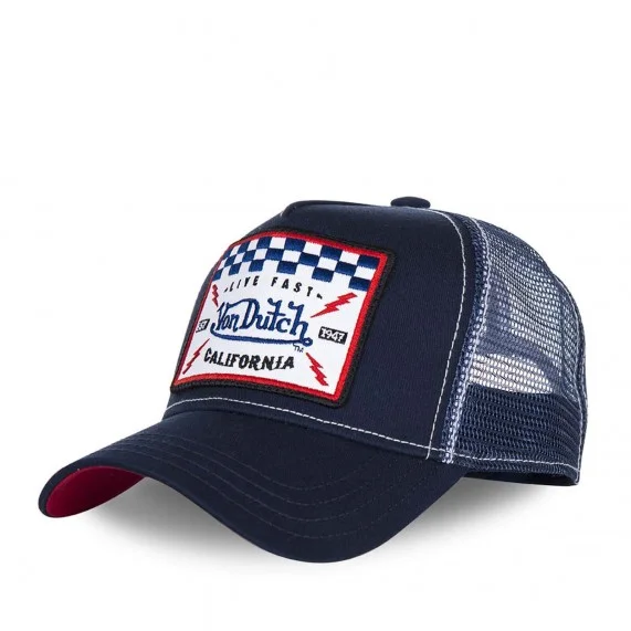 Von Dutch Casquette Square Style Trucker Rouge (Cappellino) Von Dutch chez FrenchMarket