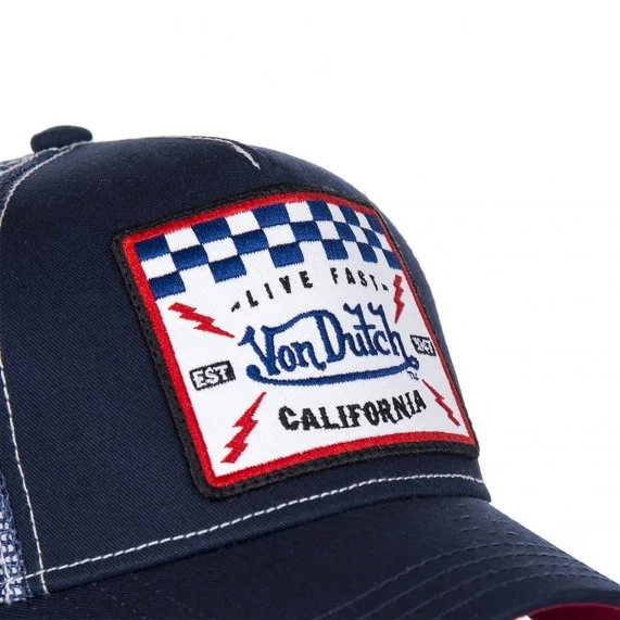 Von Dutch Casquette Square Style Trucker Rouge (Cap) Von Dutch auf FrenchMarket