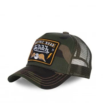 Von Dutch Casquette Square Style Trucker Rouge (Cap) Von Dutch auf FrenchMarket