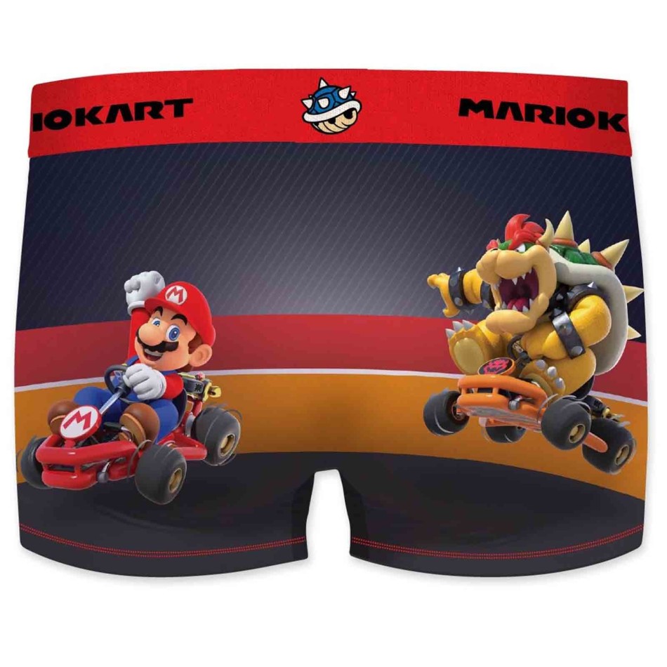FREEGUN Boxershorts för män Mario Kart | Bowser Luigi Moto Racing