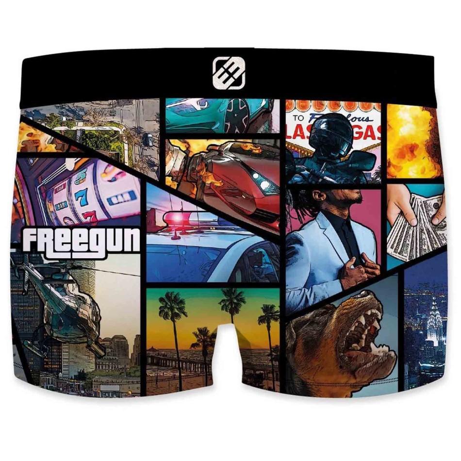 Set of 4 Boxer shorts Freegun Boy's Sport & Life | French Market
