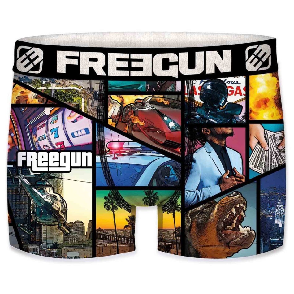 Set of 4 Boxer shorts Freegun Boy's Sport & Life | French Market