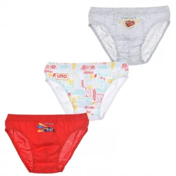 Cars Flash Mc Queen - Set di 3 slip per ragazzi in cotone (Slip) French Market chez FrenchMarket