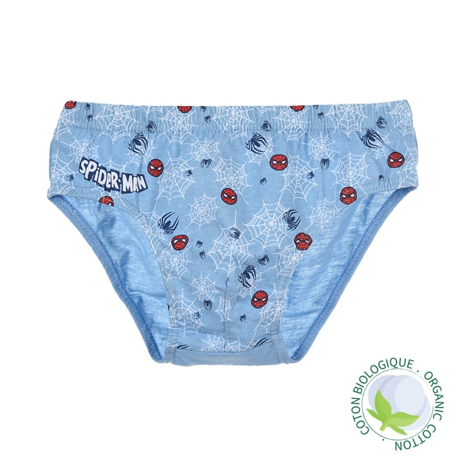 Lot de 3 Slips Coton Garçon MARVEL Spider-Man (Slips) French Market chez FrenchMarket