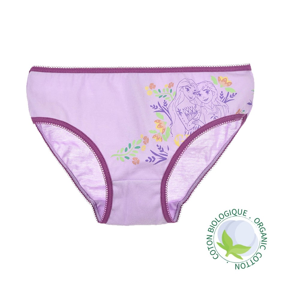 DISNEY La Reine des Neiges - Lot de 3 Culottes Coton Fille (Culottes) French Market chez FrenchMarket
