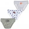 Jurassic World - Set of 3 Boy's Cotton Briefs (Briefs) French Market on FrenchMarket