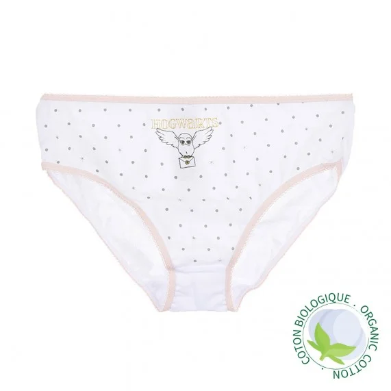 HARRY POTTER - Set of 3 Organic Cotton Girl's Panties (Panties) French Market on FrenchMarket