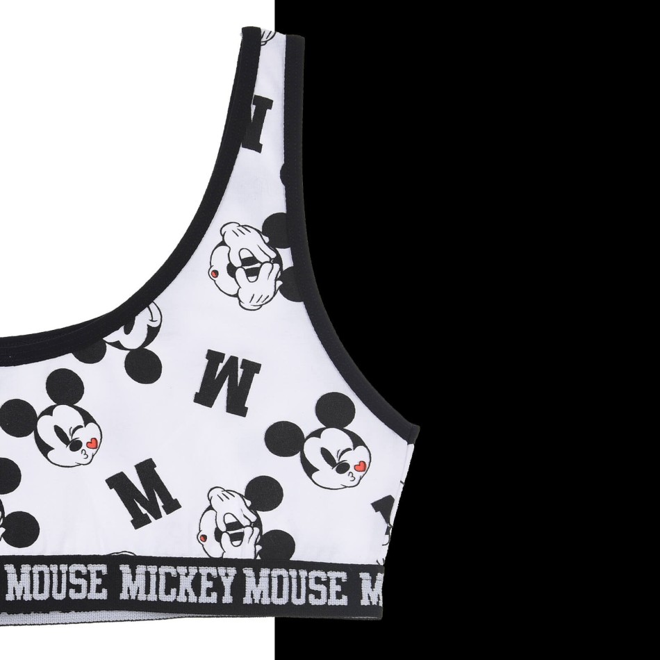 Sportbehå i bomull Mickey för kvinnor