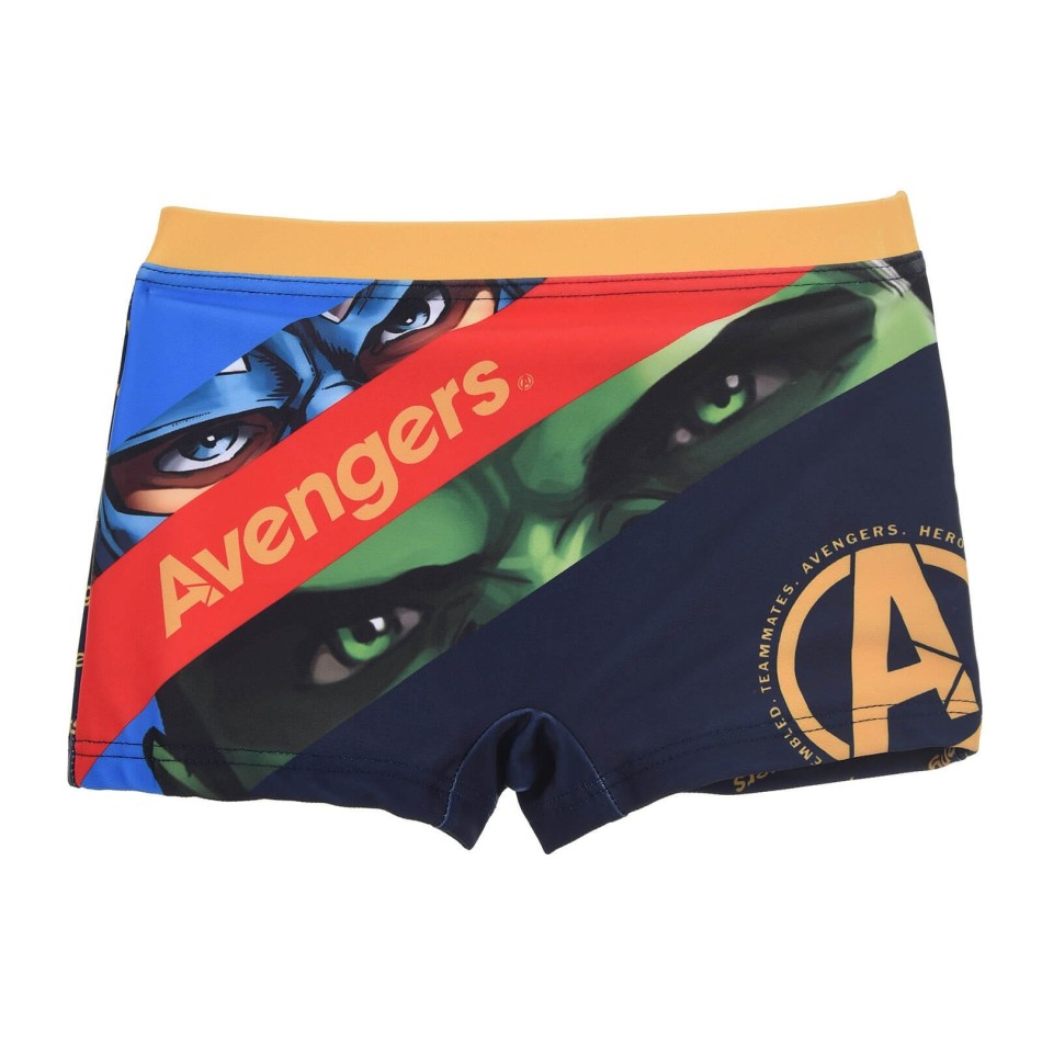 Baddräkt för pojkar - Marvel Avenger - Hulk Iron Man badbyxor