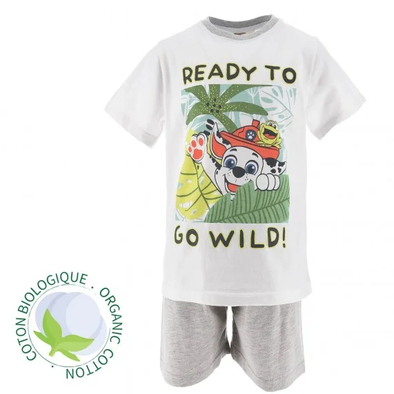 PAW Patrol - Conjunto de pijama de algodón orgánico para niño (Conjuntos de pijama) French Market chez FrenchMarket