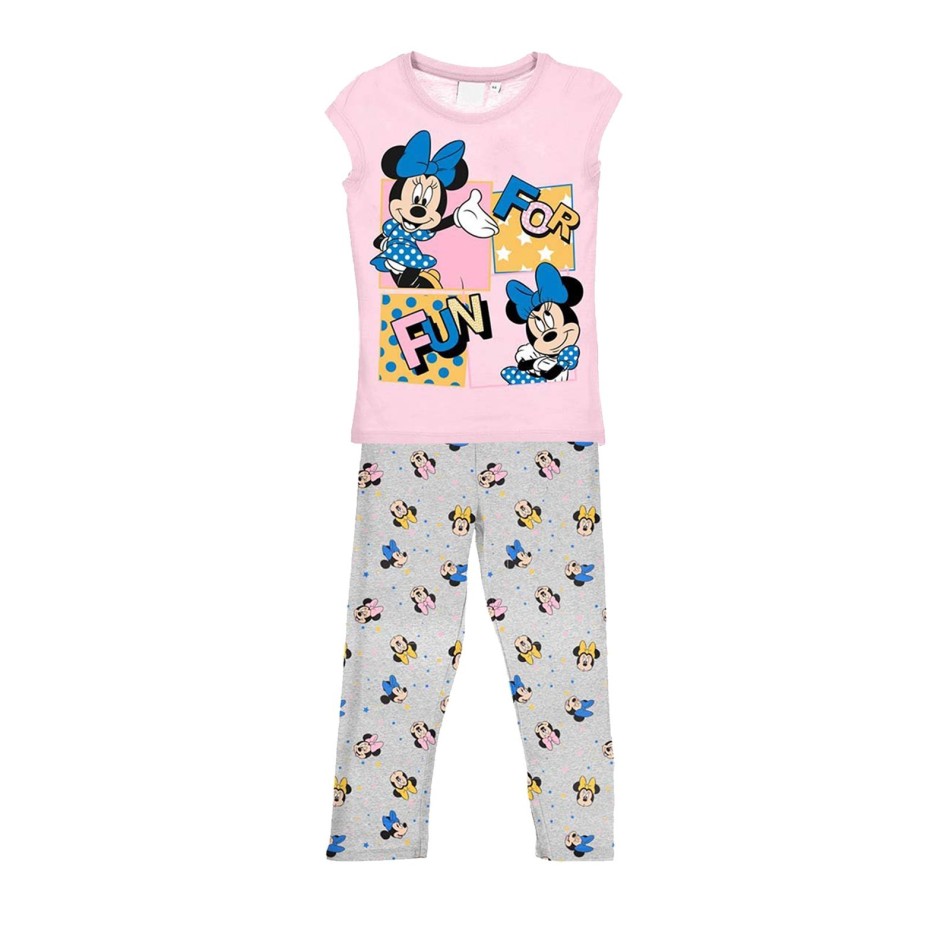 Minnie Disney Flickors pyjamas bomullsbyxor med kort byxdräkt