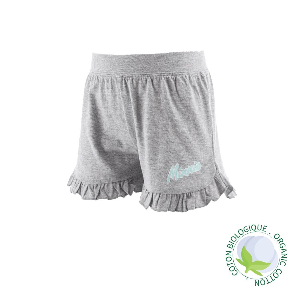 Kort pyjamas för flickor Minnie Mouse Disney i ekologisk bomull