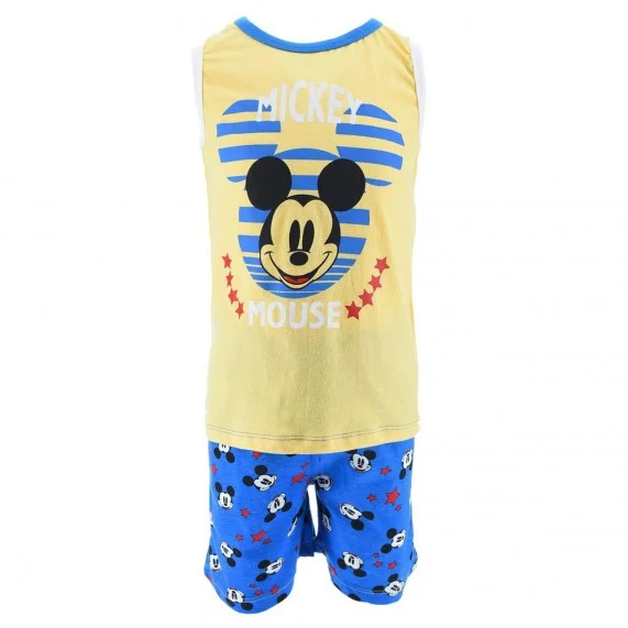 MICKEY Jungen Baumwoll-Pyjama-Set mit Tanktop (Pyjama-Sets) French Market auf FrenchMarket