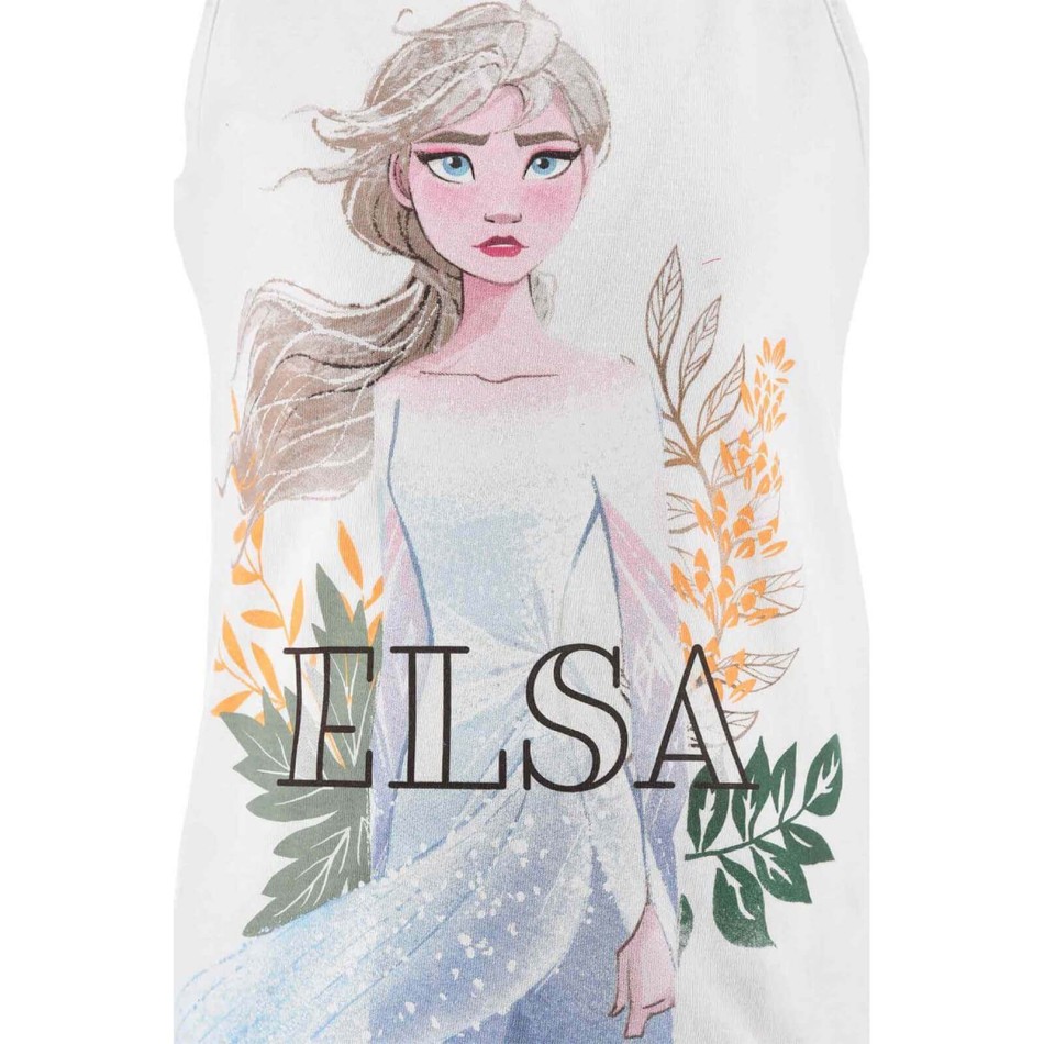 Girl's Frozen Organic Cotton Pyjama Tank Top (Pyjama Sets) French Market on FrenchMarket