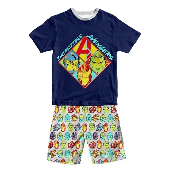 Ensemble de Pyjama en Coton Garçon MARVEL Avengers (Ensembles de Pyjama) French Market chez FrenchMarket
