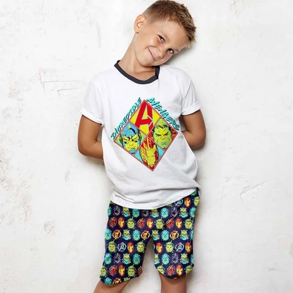 MARVEL Avengers Katoenen pyjama set voor jongens (Pyjama sets) French Market chez FrenchMarket